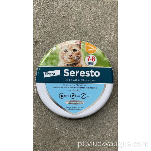 Colar de gato de gato de gato de cachorro ajustável colares naturais de pulgas para cães pulgas e prevenção de carrapatos com 8 meses